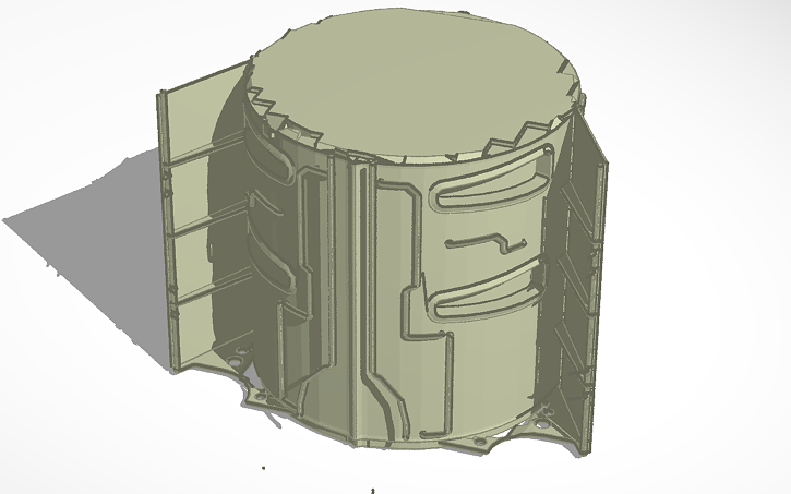 3D design Prydwen - Tinkercad