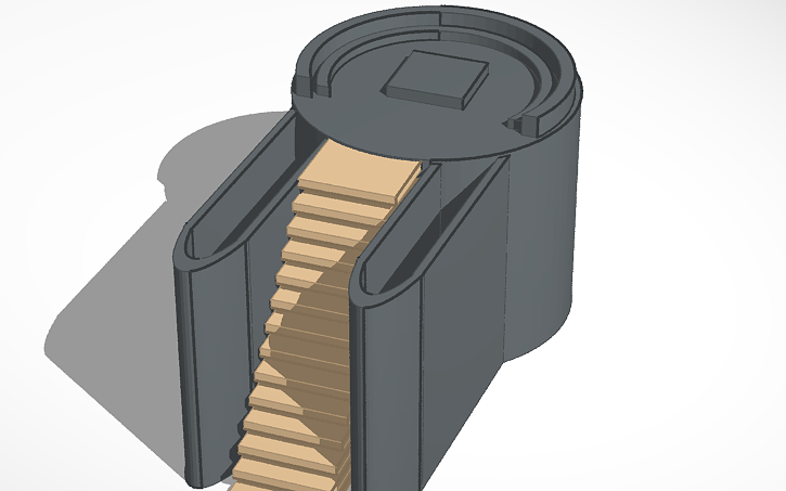 3D design part of fort | Tinkercad