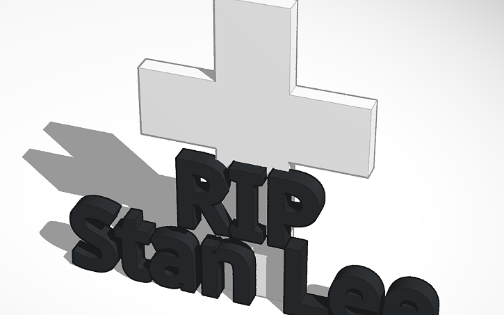 3d Design Rip Stan Lee Tinkercad - code to safe in rip stan lee roblox