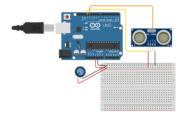 Circuit design Sound Sensor - Tinkercad