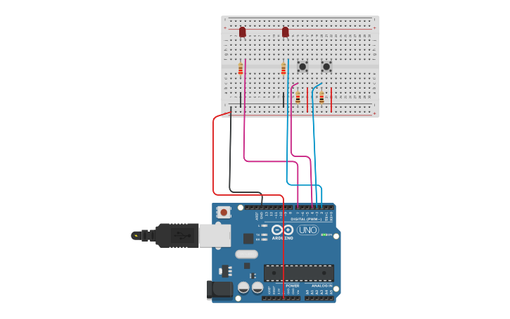Circuit design Assignment 4q3 - Tinkercad
