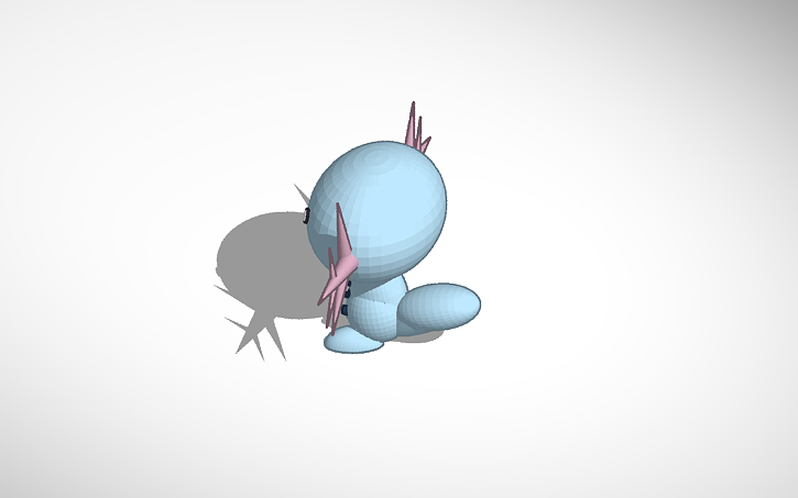 Wooper Design/layout 3D design Wooper by OrangeBurrito | Tinkercad