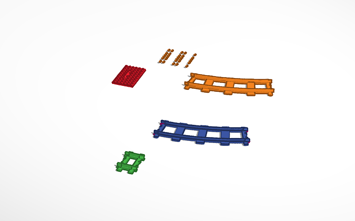 3D design Lego track R480 | Tinkercad