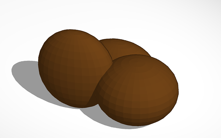 3D design poop - Tinkercad