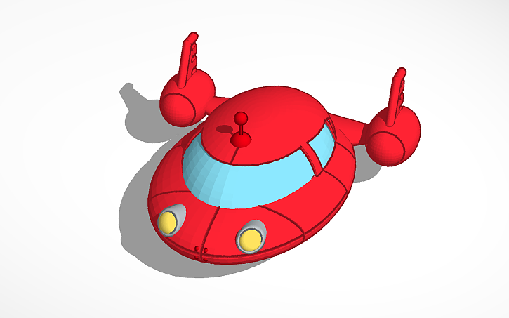 3D design Rocket Model (Little Einsteins) - Tinkercad
