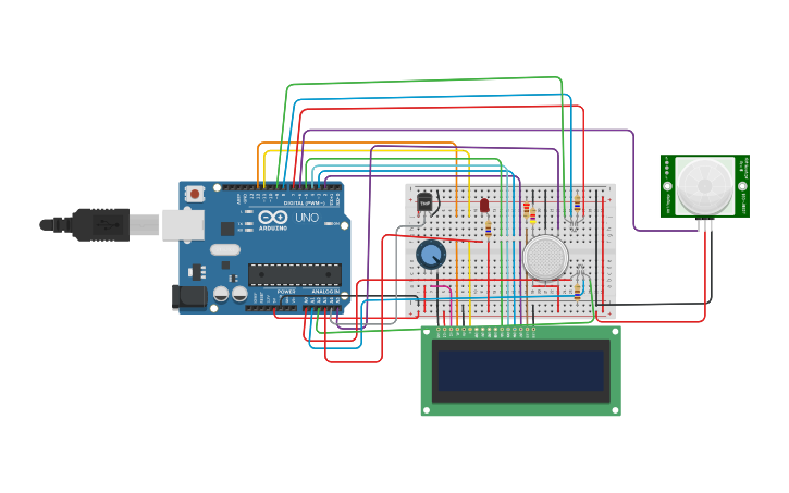 Circuit design projeto sensores para loja - Tinkercad