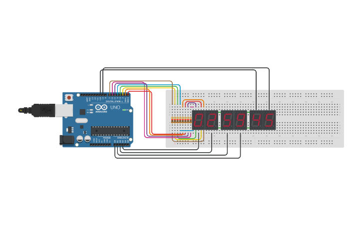Circuit design Reloj | Tinkercad