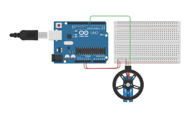 Circuit design PRACTICA ARDUINO 7C ALEJANDRO OLMEDO PAREDES | Tinkercad