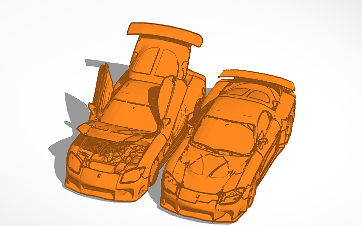 3D design mazda RX-7 FD Veliside - Tinkercad