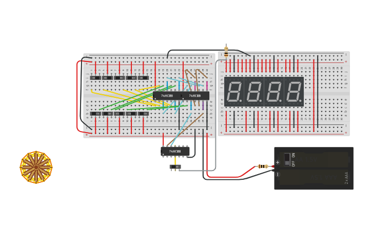 Circuit Design Password Lock Combination Lock Tinkercad