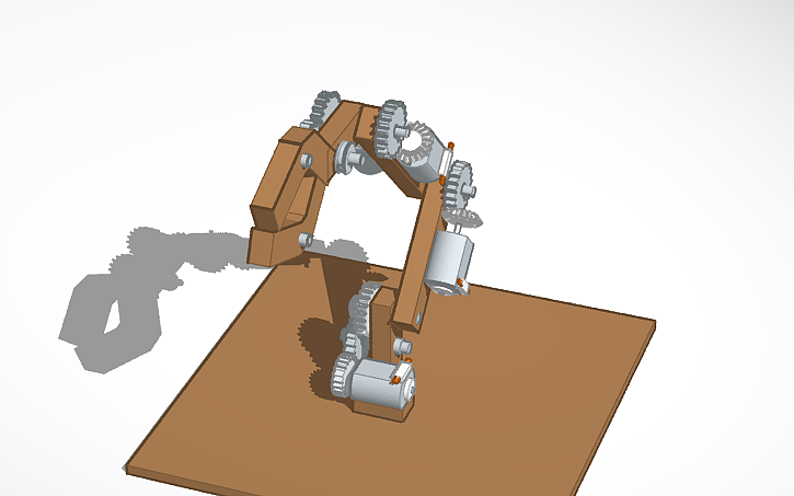 3D design Robotic Arm - Tinkercad