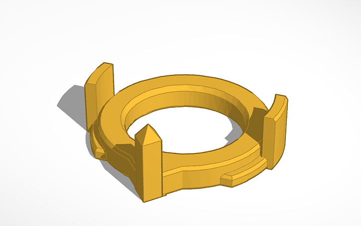 3D design level chip beyblade - Tinkercad