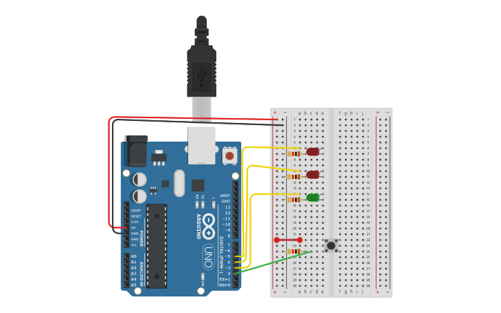 Circuit design Arduino Project Spaceship Interface - David Gonzalez ...