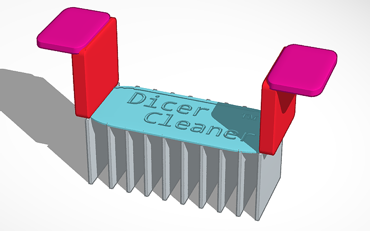 3D design The Dicer Cleaner - Tinkercad