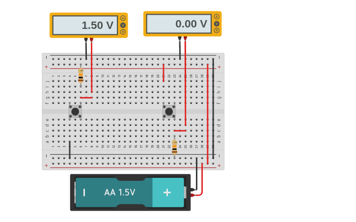 circuit-design-resistor-pull-up-and-pull-down-tinkercad