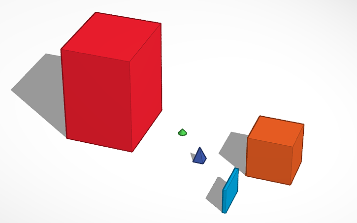 3D design 6.2 rectangular prisims | Tinkercad