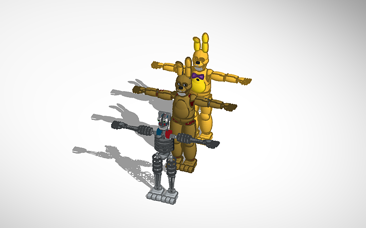 3D design Springtrap - Tinkercad
