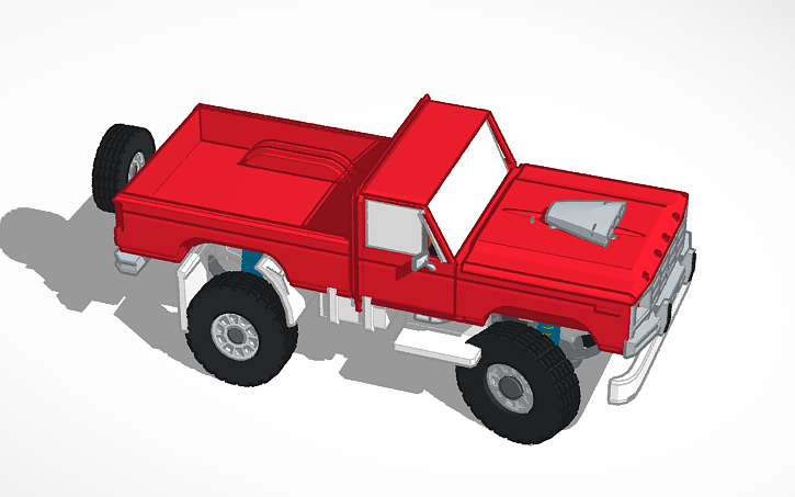 3D design Offroad truck - Tinkercad