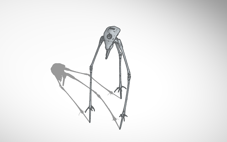 3D design Half-Life 2 Strider - Tinkercad