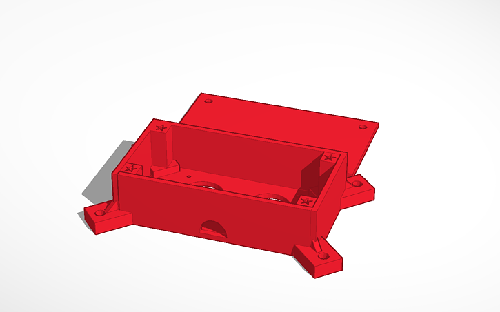 Distance Sensor Cad Model 3D design Distance Sensor Box - Tinkercad
