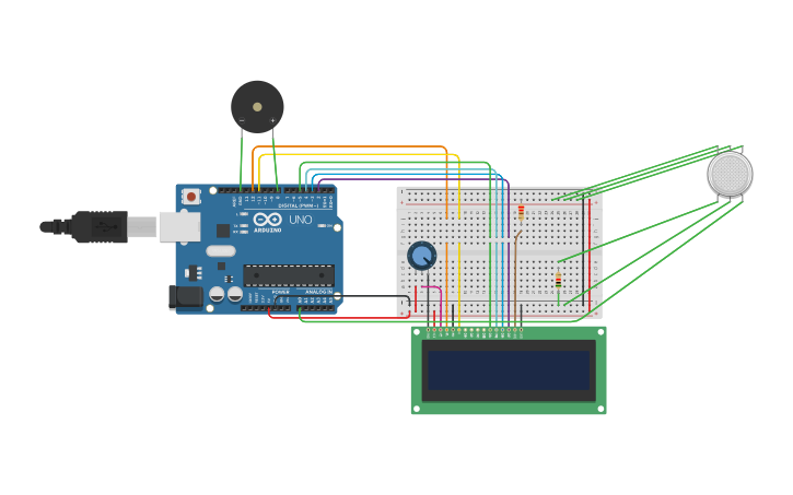 Circuit design Oxygen Analyzer - Tinkercad