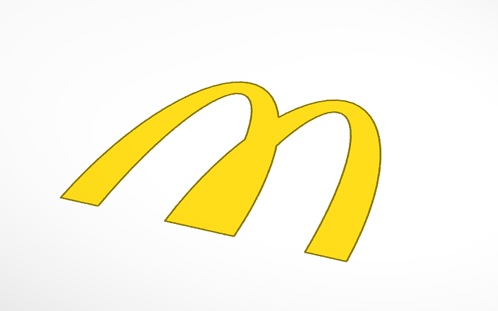 Copy Of Mcdonalds Logo Tinkercad