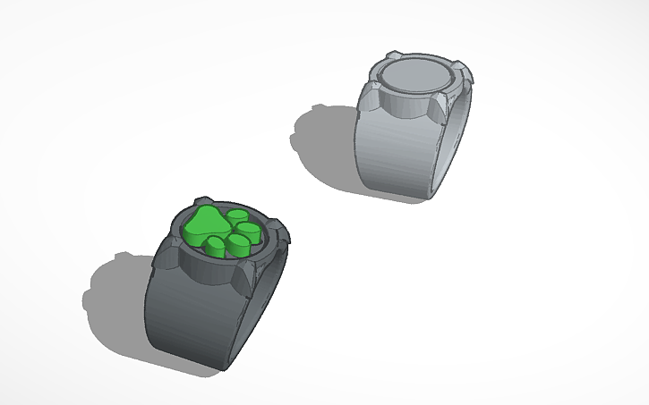 3D design rings - Tinkercad