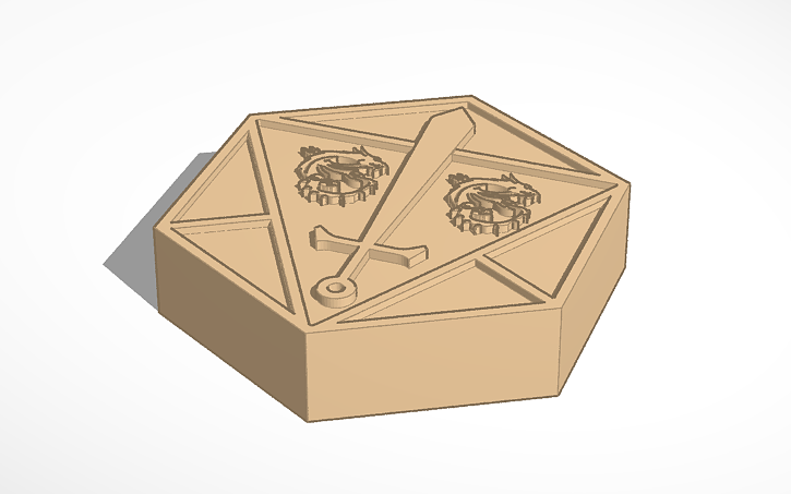 3d Design Dungeons Dragons Dice Lid 