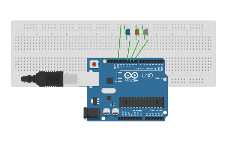 Circuit design Arduino exercise 1 | Tinkercad