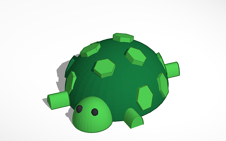 3D design Tortoise - Tinkercad