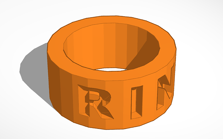 3D design Ring - Tinkercad