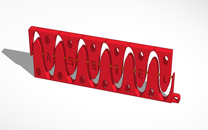 3D design KeyChain - Tinkercad