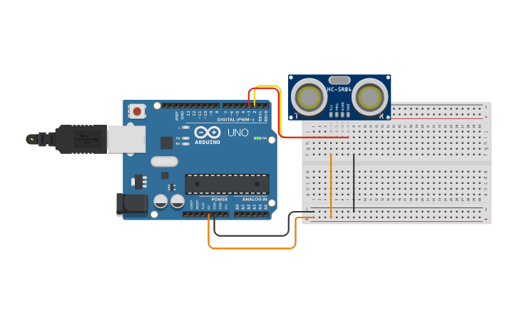 Circuit design Sensor de Ultra sonido, Sofia Jimenez | Tinkercad