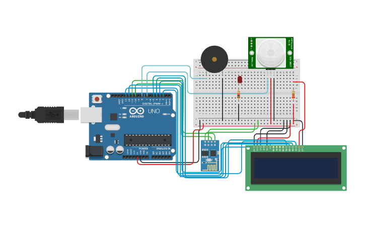 Circuit design Puerto Bluetooth - Tinkercad