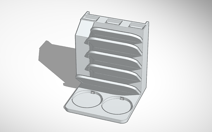 3D design Wall USB Charging Station - Tinkercad