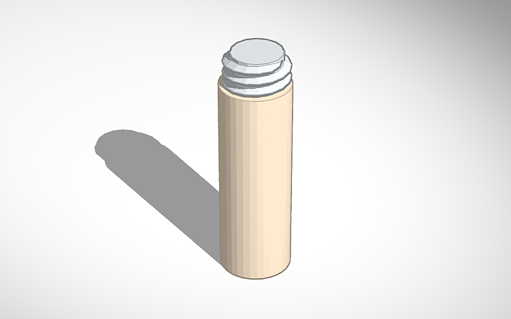 3D design Threaded Stick top/bottom | Tinkercad