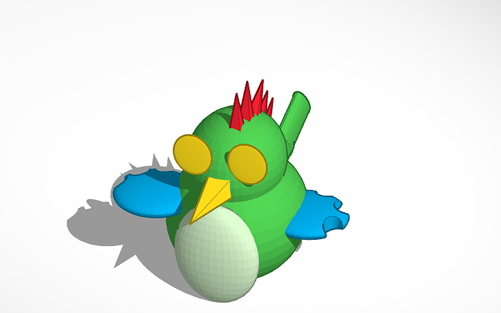 3D design Green Hatchimal - Tinkercad