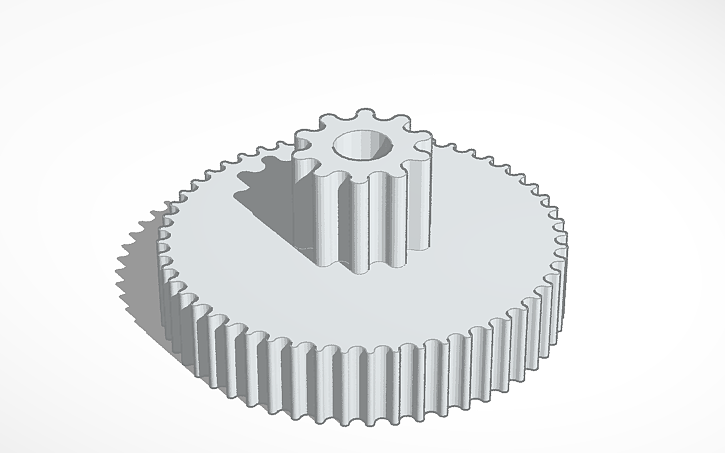 3D design gear - Tinkercad