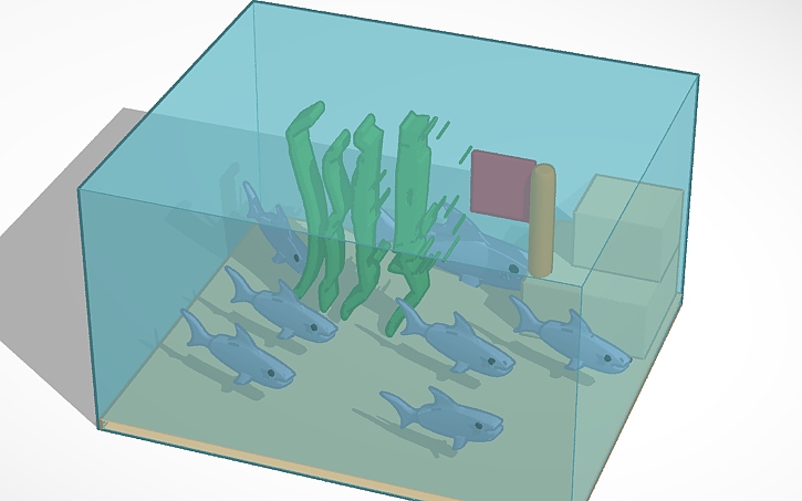 3D design Aquarium - Tinkercad