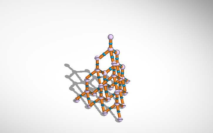 3D design Silicon dioxide - Tinkercad