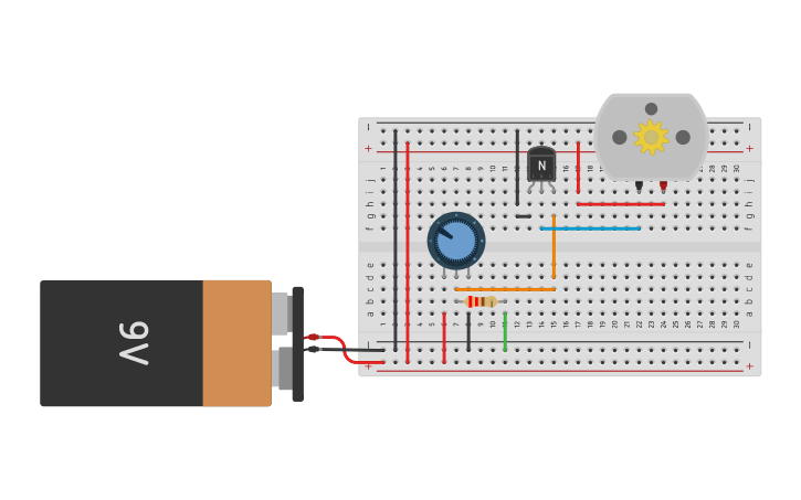 Circuit Design Control De Velocidad De Un Motor Por Potenciómetro Y 