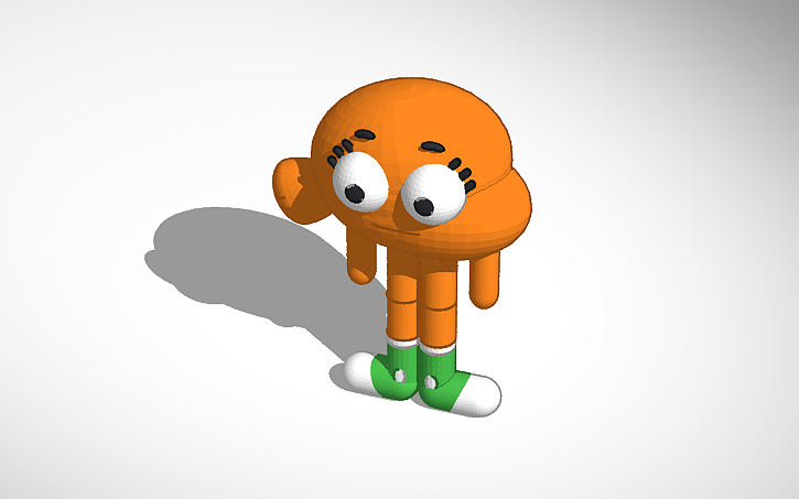 3D design darwin watterson | Tinkercad