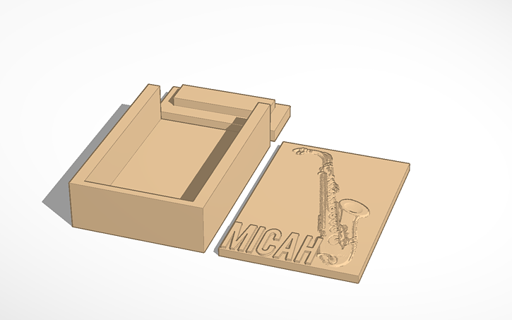 Cardboard Reed Case 3D design Reed Case (3D Printable) - Tinkercad