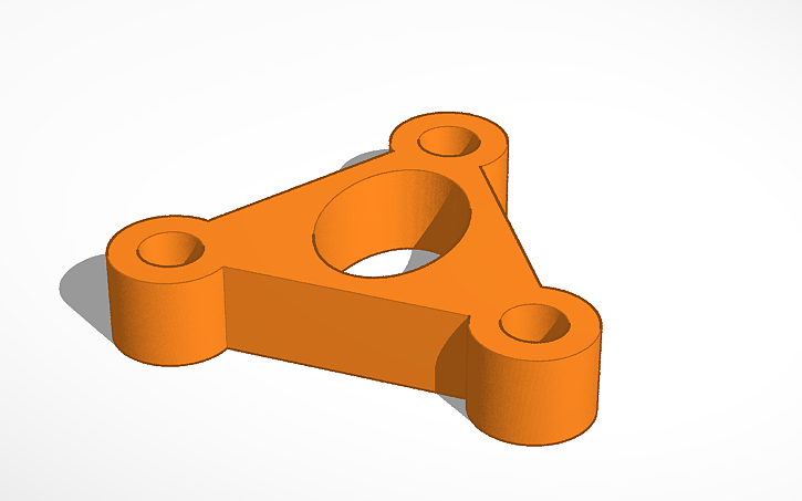 3D design .75 inch Conduit Tri-Beam | Tinkercad