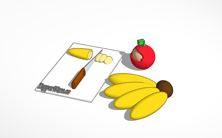 3d Design Fruit Tinkercad