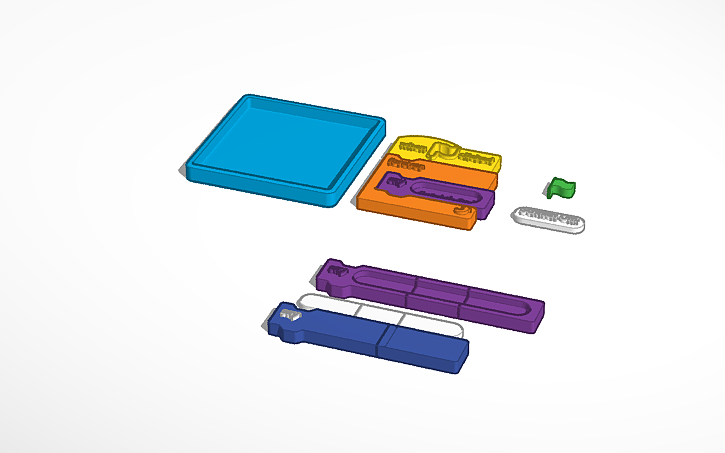 Code::blocks Parts 3D design SHARED Scratch Code Blocks Sample v1 - Tinkercad