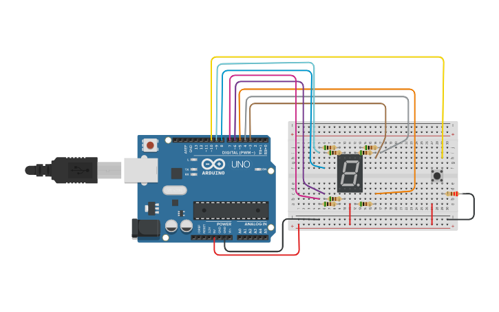 7 Segment Display with Push Button Tinkercad: Hướng Dẫn Chi Tiết và Ứng Dụng Thực Tế