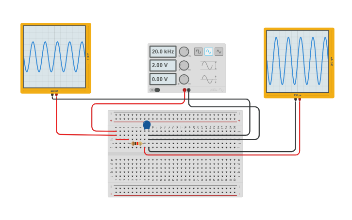 Circuit design Integrator | Tinkercad