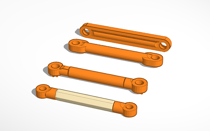 3D design RC Axle - Tinkercad