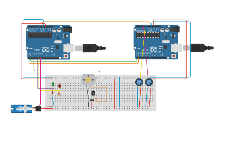 Circuit design uart - Tinkercad